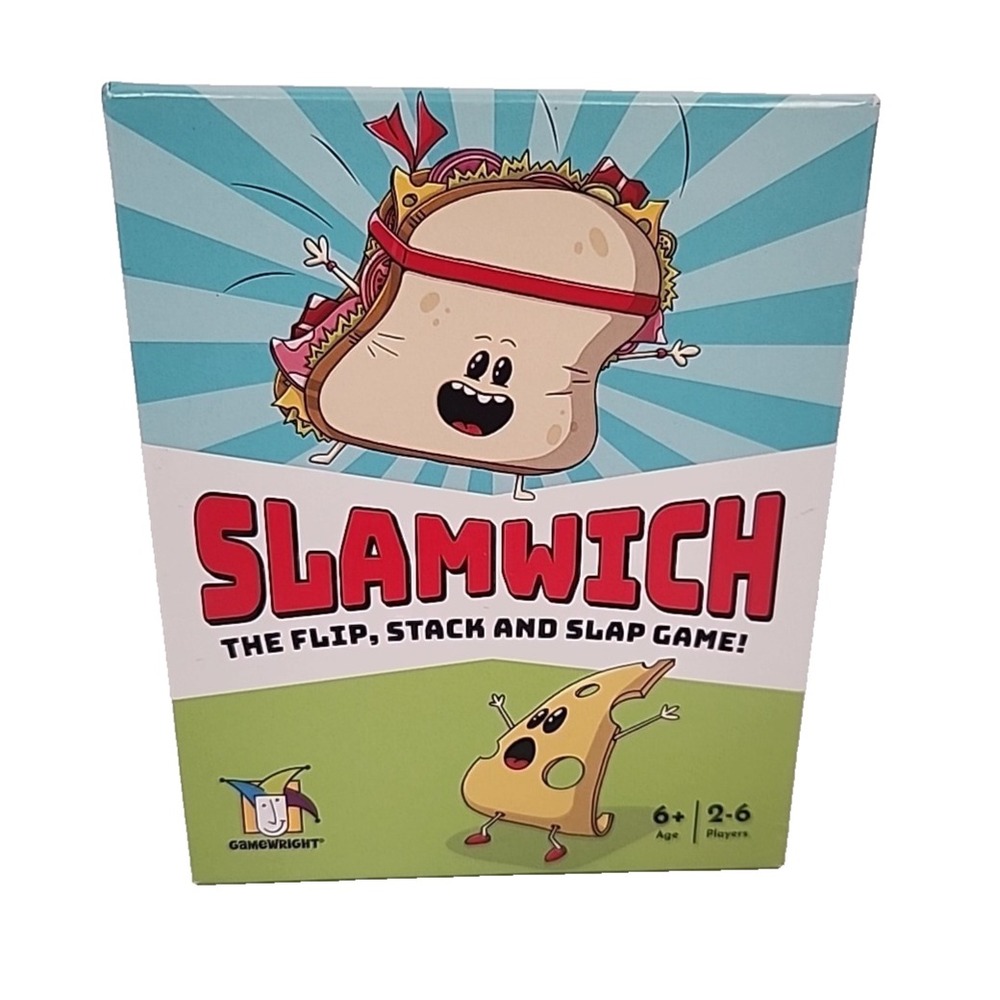 Gamewright Slamwich Fast Flipping Card Game New Sealed Family Activity 2008